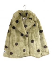 Jakke（ジャッキー）の古着「フェイクファーコート」｜オリーブ