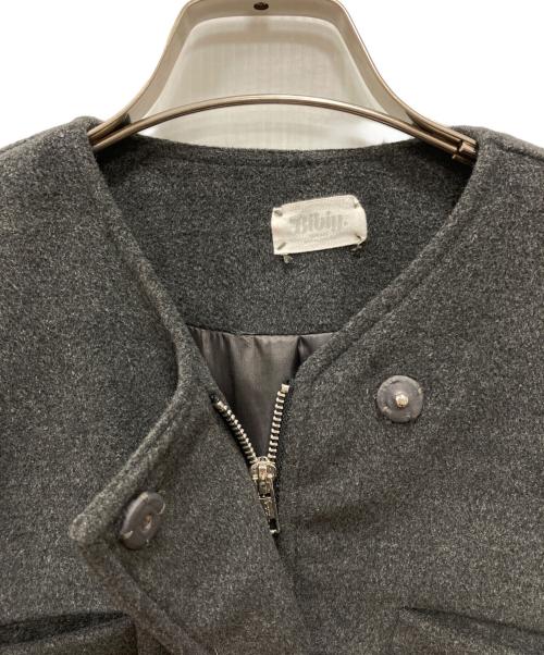 Bibiy.（ビビィ）Bibiy. (ビビィ) OPHELIA COAT チャコールグレー サイズ:FREEの古着・服飾アイテム