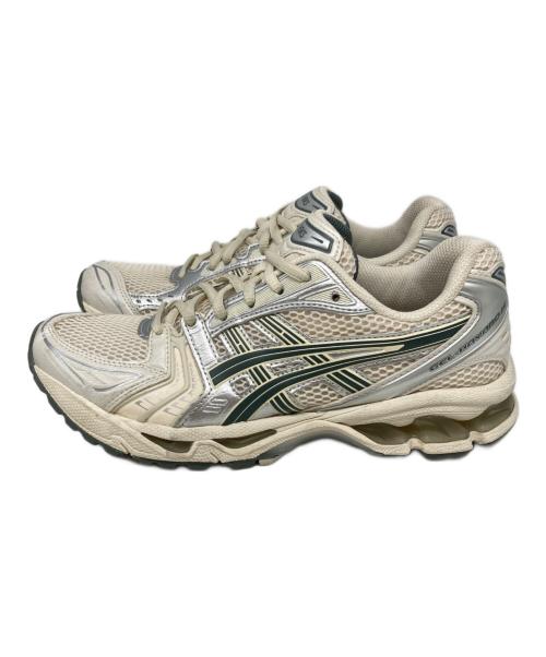 asics（アシックス）asics (アシックス) GEL-KAYANO 14 アイボリー×グレー サイズ:25cmの古着・服飾アイテム