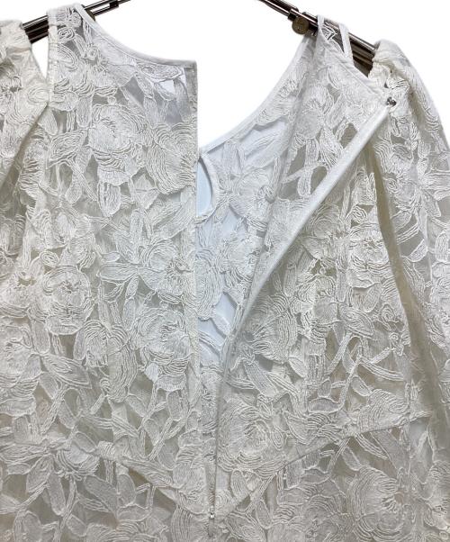 JILL STUART（ジルスチュアート）JILL STUART (ジルスチュアート) コードエンブロイダリーワンピース ホワイト サイズ:2の古着・服飾アイテム
