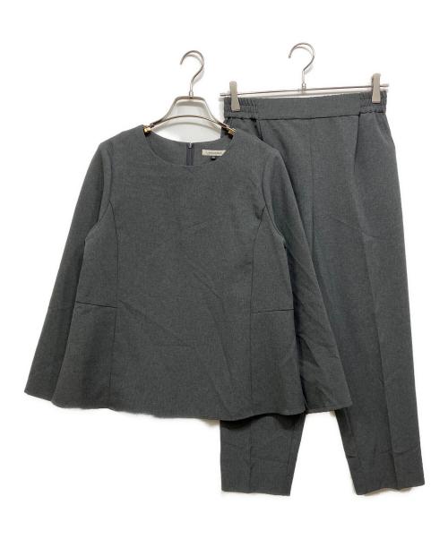 MICA&DEAL（マイカアンドディール）MICA&DEAL (マイカアンドディール) バックプリーツセットアップ グレー サイズ:36の古着・服飾アイテム