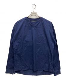 DIESEL Black Gold（ディーゼル ブラック ゴールド）の古着「プルオーバーシャツ」｜ネイビー