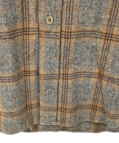 PENDLETON（ペンドルトン）PENDLETON (ペンドルトン) ウールチェックシャツ グレー×ベージュ サイズ:Mの古着・服飾アイテム