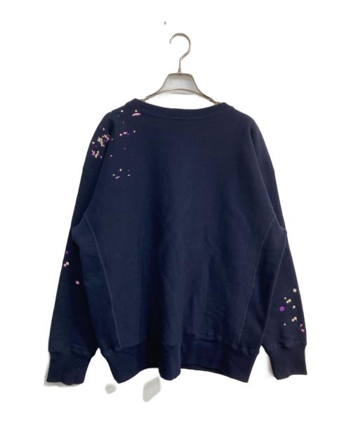 Champion（チャンピオン）Champion (チャンピオン) JOURNAL STANDARD relume (ジャーナルスタンダード レリューム) リバースウィーブ刺繍スプラッシュスウェット ネイビー サイズ:XLの古着・服飾アイテム