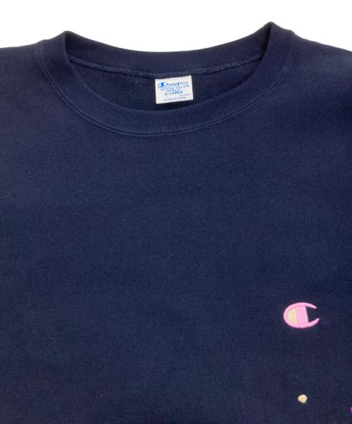 Champion（チャンピオン）Champion (チャンピオン) JOURNAL STANDARD relume (ジャーナルスタンダード レリューム) リバースウィーブ刺繍スプラッシュスウェット ネイビー サイズ:XLの古着・服飾アイテム