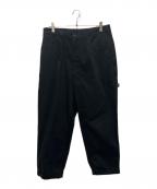 BROCHUREブローシュアー）の古着「BR+KAMI PANTS」｜ブラック