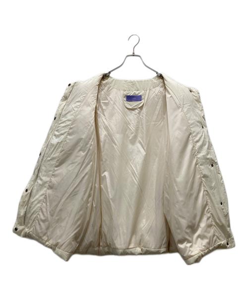 wee9s（ウィークス）wee9s (ウィークス) マフラー+ダウンコート/perfect silhouette down coat muffler set アイボリー サイズ:Fの古着・服飾アイテム