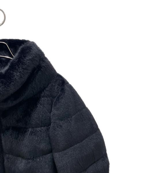 HERNO（ヘルノ）HERNO (ヘルノ) HIGH COLLAR SHORT FUR DOWN ブラック サイズ:44の古着・服飾アイテム