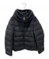 HERNO（ヘルノ）の古着「HIGH COLLAR SHORT FUR DOWN」｜ブラック