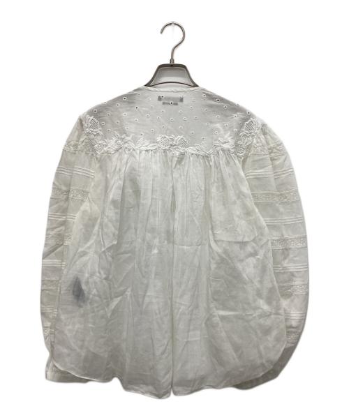 ISABEL MARANT（イザベルマラン）ISABEL MARANT (イザベルマラン) コットンシルクブラウス ホワイト サイズ:34の古着・服飾アイテム