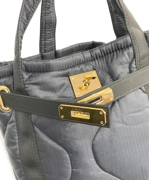 SITA PARANTICA（シータパランティカ）sita parantica (シータパランティカ) キルティング トートバッグ S ブラックの古着・服飾アイテム