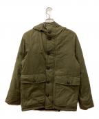 VALSTARヴァルスター）の古着「Down padded hooded jacket」｜オリーブ