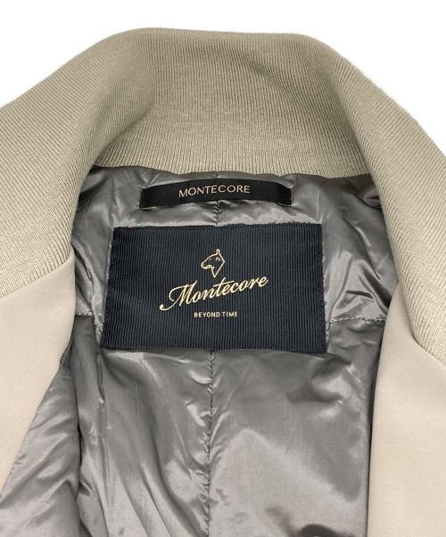 MONTECORE（モンテコーレ）MONTECORE (モンテコーレ) ジップアップショートダウンブルゾン グレー サイズ:42 未使用品の古着・服飾アイテム