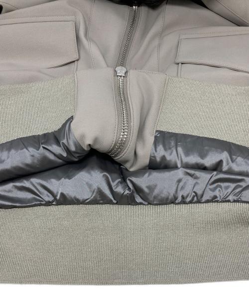 MONTECORE（モンテコーレ）MONTECORE (モンテコーレ) ジップアップショートダウンブルゾン グレー サイズ:42 未使用品の古着・服飾アイテム