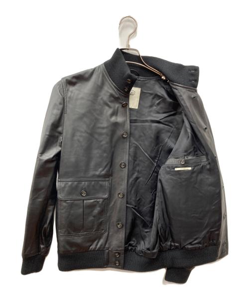 VALSTAR（ヴァルスター）VALSTAR (ヴァルスター) NAPPA DRIVING BLOUSON ブラック サイズ:44の古着・服飾アイテム