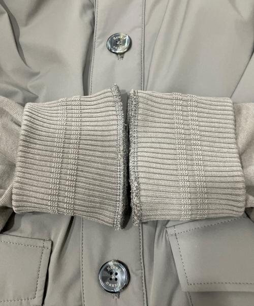HERNO（ヘルノ）HERNO (ヘルノ) バルスタータイプ スタンドカラーブルゾン グレー サイズ:S 未使用品の古着・服飾アイテム