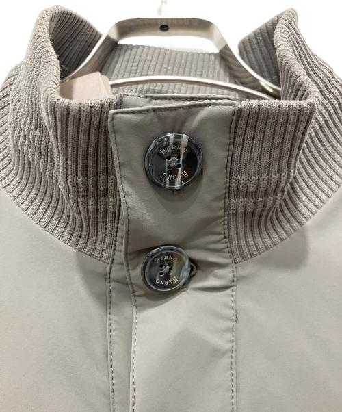 HERNO（ヘルノ）HERNO (ヘルノ) バルスタータイプ スタンドカラーブルゾン グレー サイズ:S 未使用品の古着・服飾アイテム