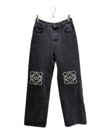 LOEWE（ロエベ）の古着「アナグラムバギージーンズデニム H526Y11W61」｜ブラック