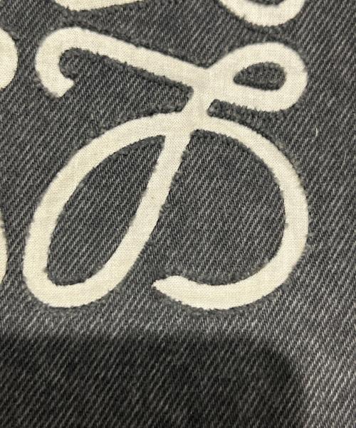 LOEWE（ロエベ）LOEWE (ロエベ) アナグラムバギージーンズデニム H526Y11W61 ブラック サイズ:46の古着・服飾アイテム