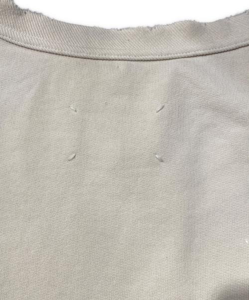 Maison Margiela（メゾンマルジェラ）Maison Margiela (メゾンマルジェラ) ペンキクラッシュ加工スウェット アイボリー サイズ:XLの古着・服飾アイテム