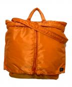 PORTERポーター）の古着「2WAY HELMETBAG」｜オレンジ