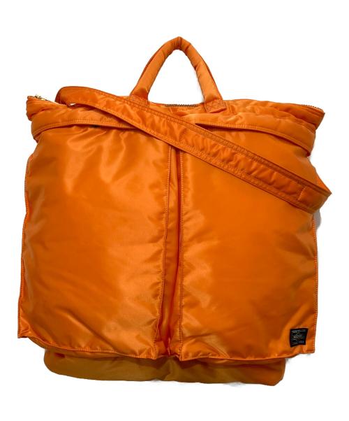 PORTER（ポーター）PORTER (ポーター) 2WAY HELMETBAG オレンジの古着・服飾アイテム