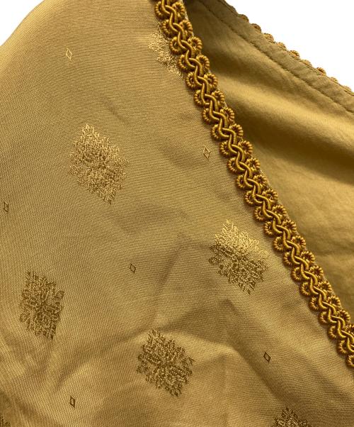 sara mallika（サラマリカ）sara mallika (サラマリカ) Rayon Jacquard All In One マスタード サイズ:Mの古着・服飾アイテム