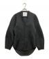 THINGS THAT MATTER（シングスザットマター）の古着「DOUBLE KNIT V-NECK JACKET」｜ブラック