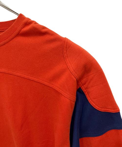 the J Peterman Company（ザ・ジェーピーターマンカンパニー）The J Peterman Company (ザ・ジェーピーターマンカンパニー) フットボールTシャツ オレンジ サイズ:XXLの古着・服飾アイテム