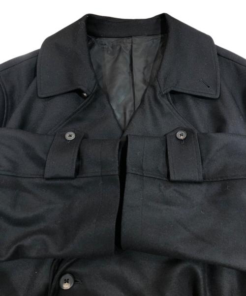 ssstein（シュタイン）ssstein (シュタイン) DOUBLE LAPELED DOUBLE BREASTED COAT ブラック サイズ:SIZE Mの古着・服飾アイテム