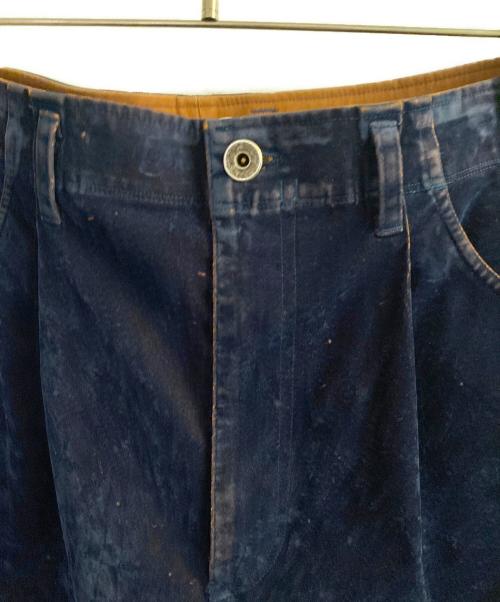 BED J.W. FORD（ベッドフォード）BED J.W. FORD (ベッドフォード) every (one)-Navy フロッキー5ポケットパンツ ネイビー サイズ:1の古着・服飾アイテム