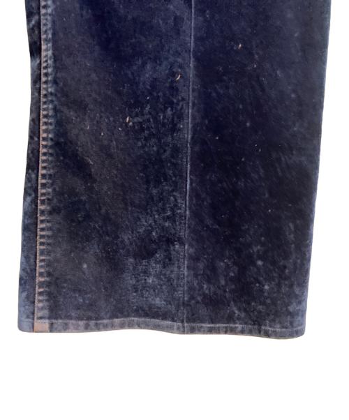 BED J.W. FORD（ベッドフォード）BED J.W. FORD (ベッドフォード) every (one)-Navy フロッキー5ポケットパンツ ネイビー サイズ:1の古着・服飾アイテム