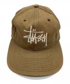 stussyステューシー）の古着「スナップバック キャップ」｜ブラウン