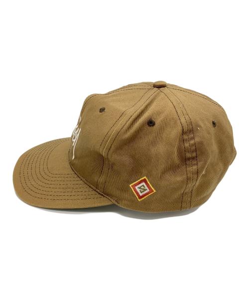 stussy（ステューシー）stussy (ステューシー) スナップバック キャップ ブラウンの古着・服飾アイテム