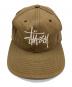 stussy（ステューシー）の古着「スナップバック キャップ」｜ブラウン