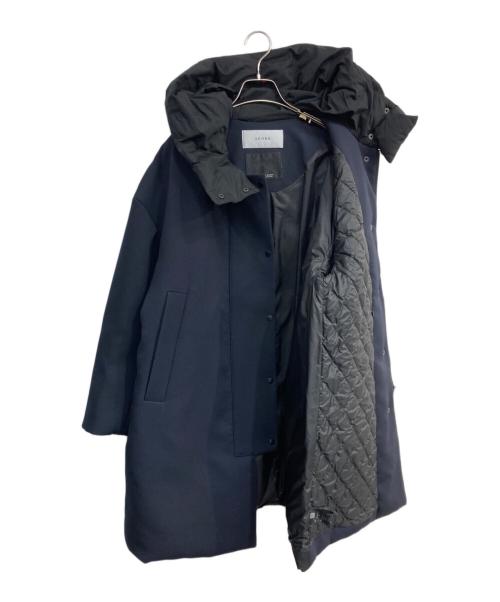 ADORE（アドーア）ADORE (アドーア) ダウンコンビトリプルクロス　531-4250001 ネイビー×ブラック サイズ:38の古着・服飾アイテム