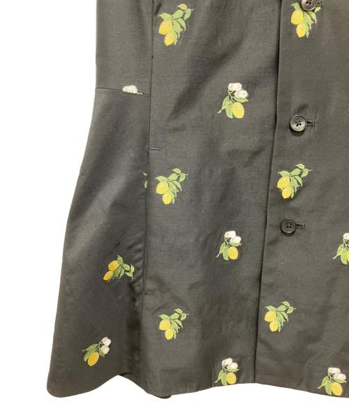 LOEFF（ロエフ）LOEFF (ロエフ) レモン ジャガード ベスト ブラック サイズ:Freeの古着・服飾アイテム