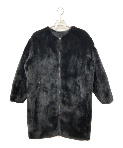 TATRAS（タトラス）TATRAS (タトラス) TAMIL ノーカラーコート ブラック サイズ:2 未使用品の古着・服飾アイテム