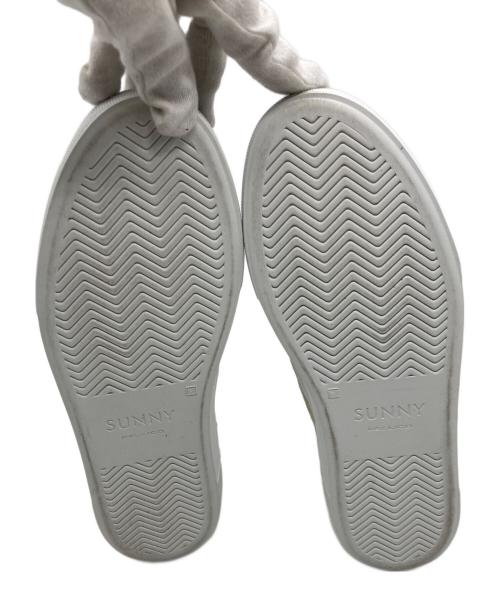 PELLICO SUNNY（ペリーコサニー）PELLICO SUNNY (ペリーコサニー) ハラコ×スウェードスリッポン アイボリー サイズ:36の古着・服飾アイテム