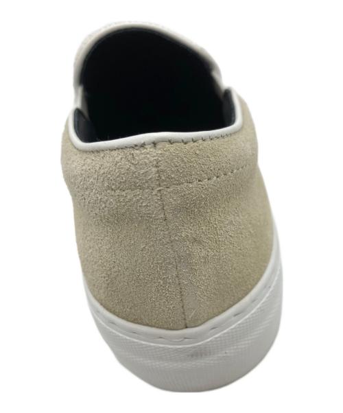 PELLICO SUNNY（ペリーコサニー）PELLICO SUNNY (ペリーコサニー) ハラコ×スウェードスリッポン アイボリー サイズ:36の古着・服飾アイテム