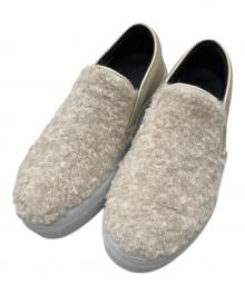 PELLICO SUNNY（ペリーコサニー）の古着「ファースエード スリッポン」｜アイボリー