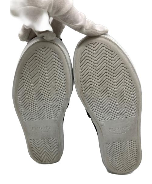 PELLICO SUNNY（ペリーコサニー）PELLICO SUNNY (ペリーコサニー) ファースエード スリッポン ブラック サイズ:36の古着・服飾アイテム