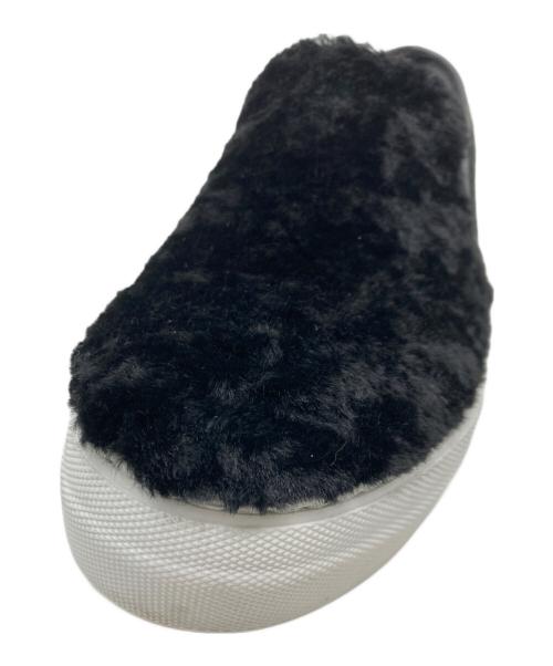 PELLICO SUNNY（ペリーコサニー）PELLICO SUNNY (ペリーコサニー) ファースエード スリッポン ブラック サイズ:36の古着・服飾アイテム