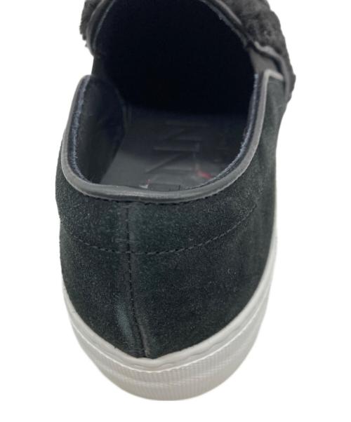 PELLICO SUNNY（ペリーコサニー）PELLICO SUNNY (ペリーコサニー) ファースエード スリッポン ブラック サイズ:36の古着・服飾アイテム