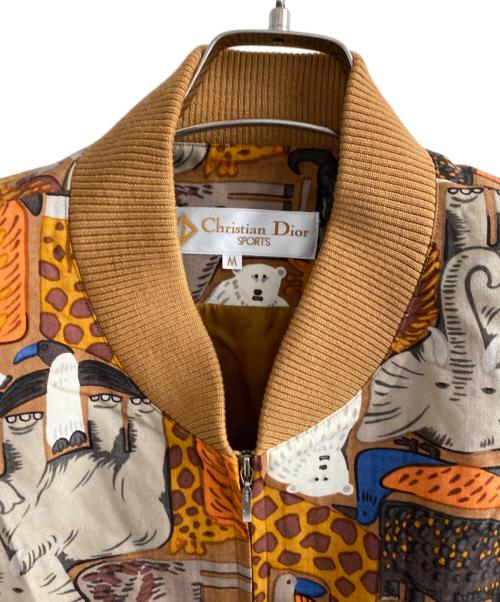 Christian Dior Sports（クリスチャン ディオールスポーツ）Christian Dior Sports (クリスチャン ディオールスポーツ) アニマルプリントブルゾン ブラウン サイズ:Ｍの古着・服飾アイテム