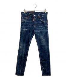 DSQUARED2（ディースクエアード）の古着「デニムパンツ」｜ブルー