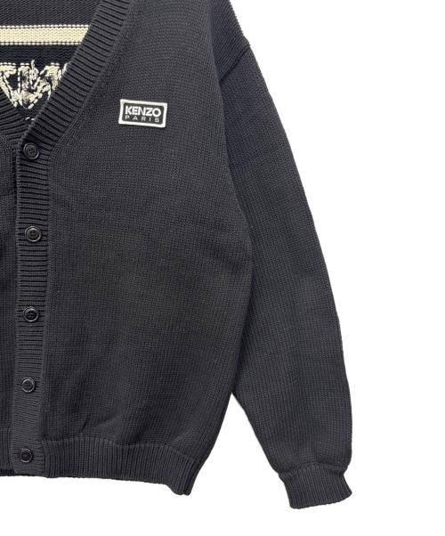 KENZO（ケンゾー）KENZO (ケンゾー) ニットカーディガン ブラック サイズ:Ｍの古着・服飾アイテム