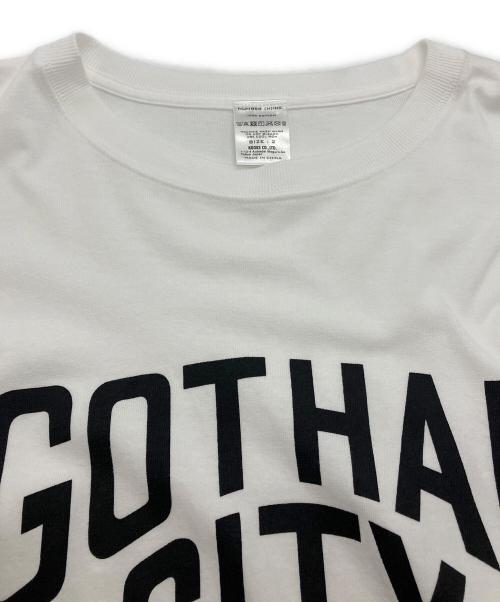 NUMBER (N)INE（ナンバーナイン）NUMBER (N)INE (ナンバーナイン) ゴッサムシティ カレッジロゴ ロングスリーブ Tシャツ ホワイト サイズ:2の古着・服飾アイテム