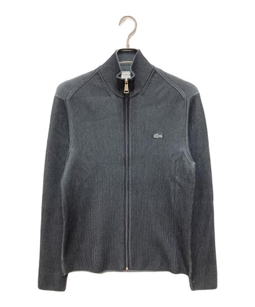 LACOSTE（ラコステ）LACOSTE (ラコステ) リブニットトラックジャケット ブラック サイズ:4の古着・服飾アイテム