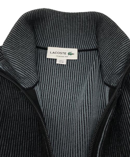 LACOSTE（ラコステ）LACOSTE (ラコステ) リブニットトラックジャケット ブラック サイズ:4の古着・服飾アイテム